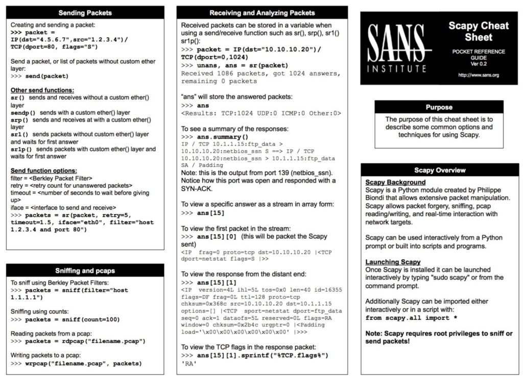 pentest-scapy-cheat-sheet-by-sans-institute-pentestmag