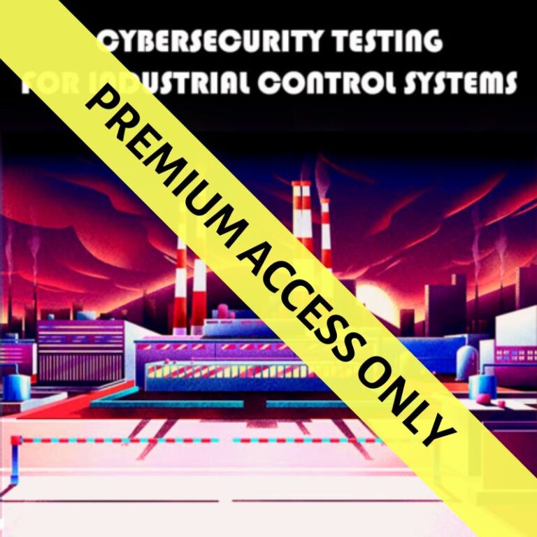 Cybersecurity Testing for Industrial Control Systems (W42) Pentestmag